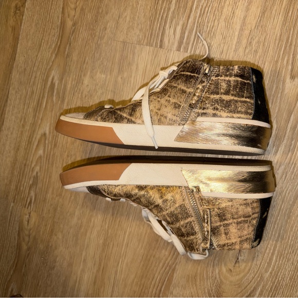 🆕 Dolce Vita Zoel Mixed Media High-top Sneakers Sz 8.5 - Picture 10 of 12